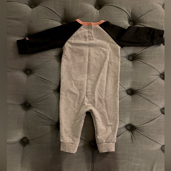 9M Boy Hurley “Here for the Snacks” Footless Onesie - Picture 3 of 4